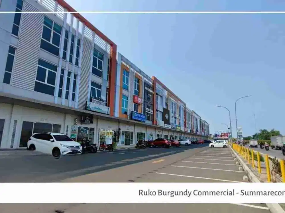 Dijual Cepat RUKO 3 lt / Ruko Burgundy Sumarecon Bekasi