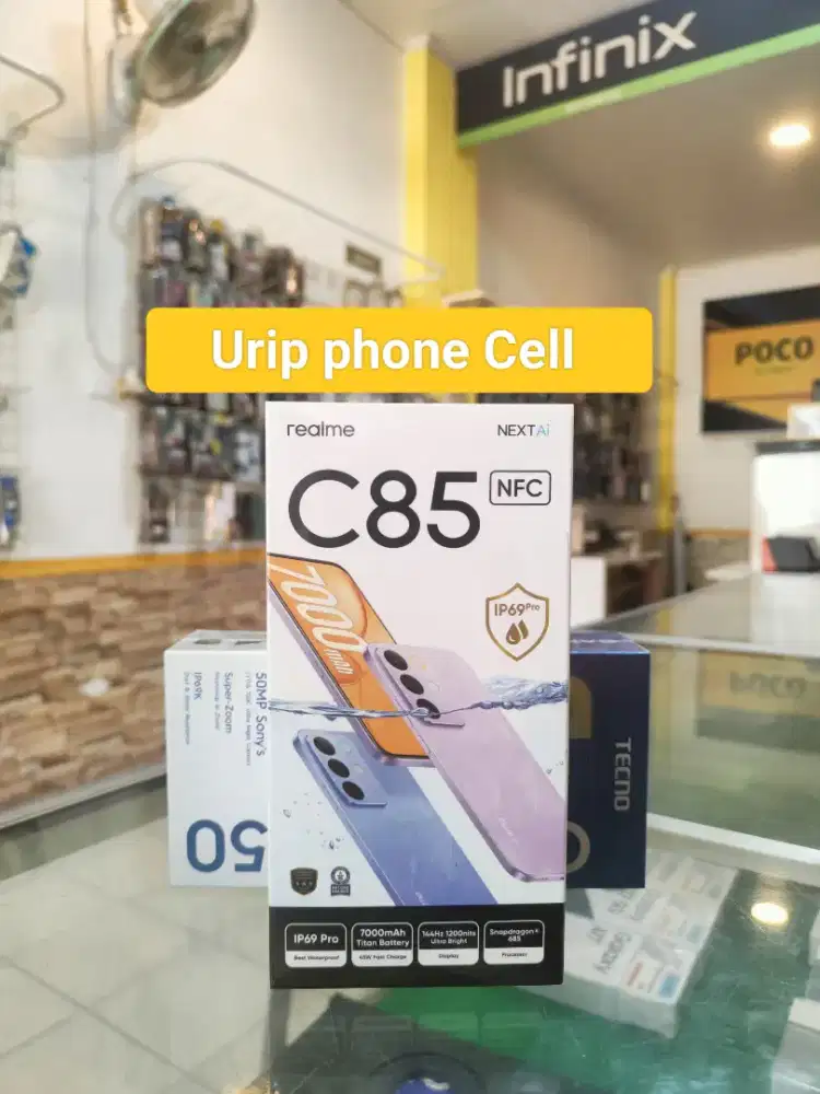 REALME C85 8/128 promo+bonus cash & credit garansi Resmi