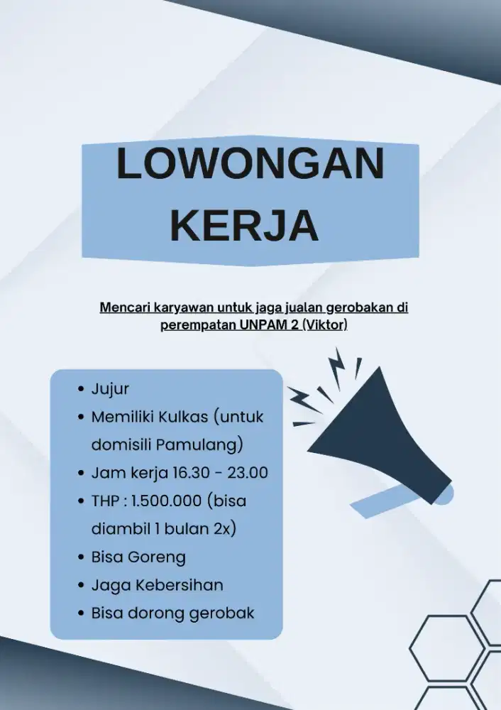 Dicari Karyawan
