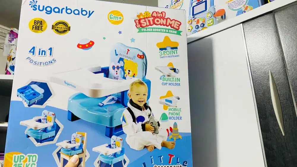 [JUAL CEPET] Sugarbaby Booster Seat - Little Astronaut Biru