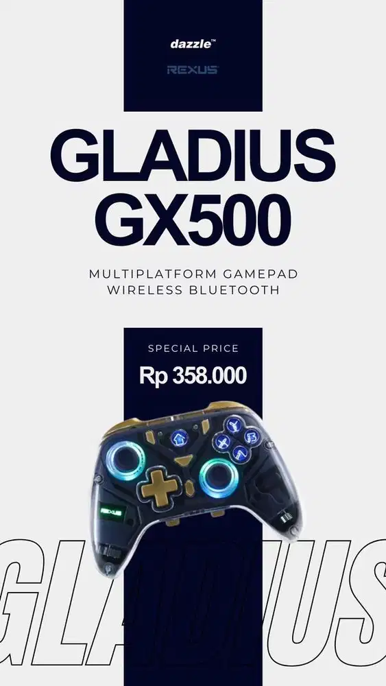 Gamepad wireless rexus GX500