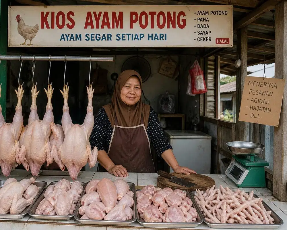 Lowongan Kerja Jaga Kios Ayam Potong
