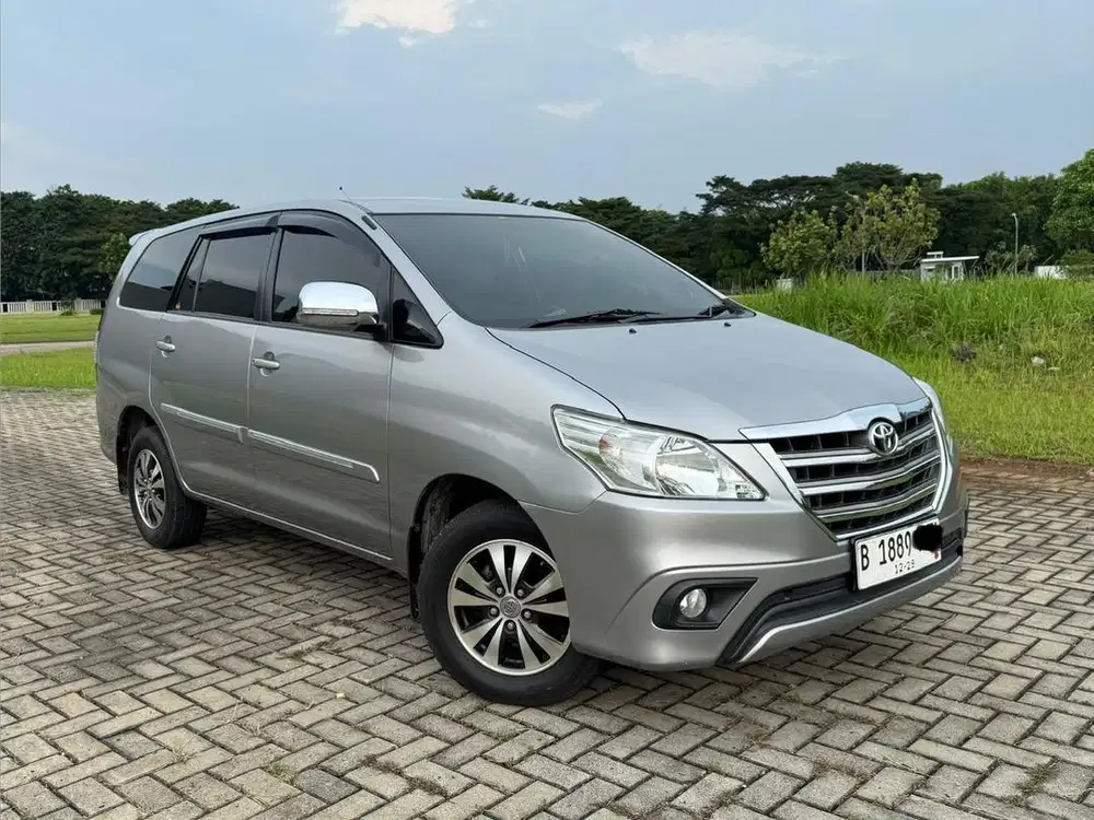 Km 30rb Innova G bensin 2014 record toyota CASH tangan pertama