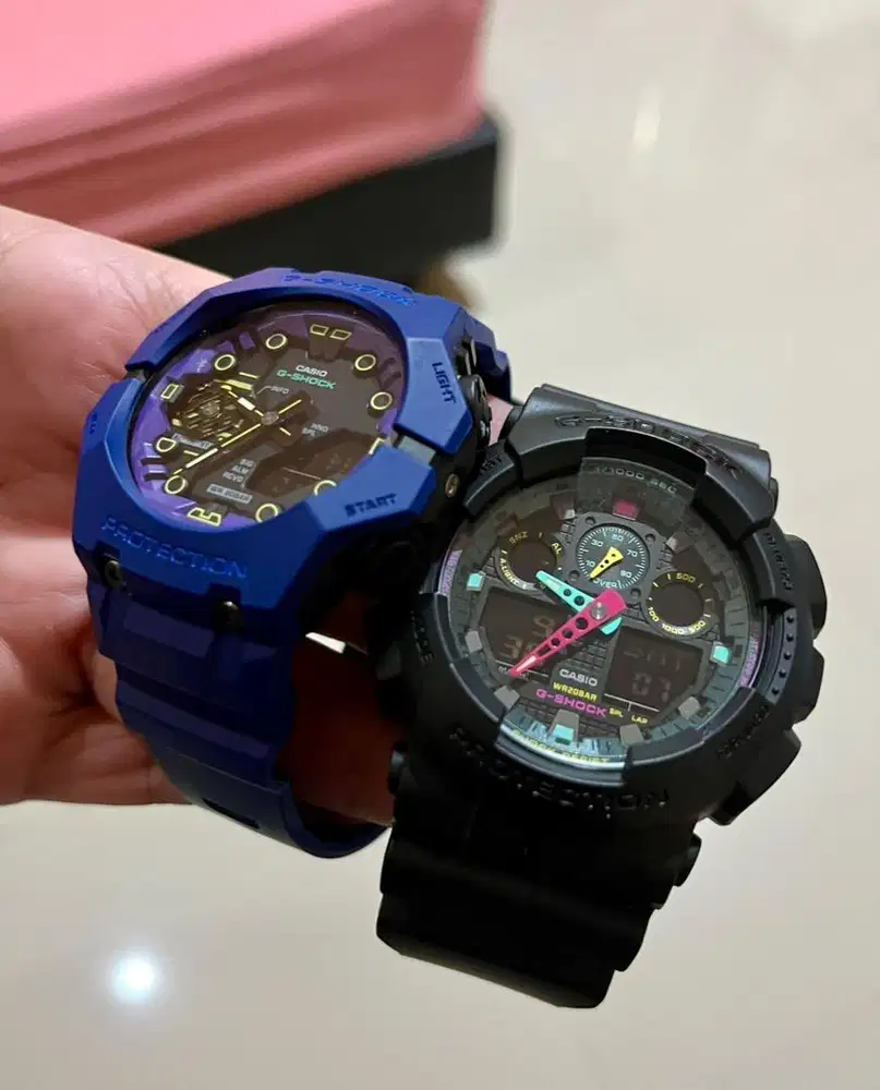 G Shock GA 100 dan GA B001