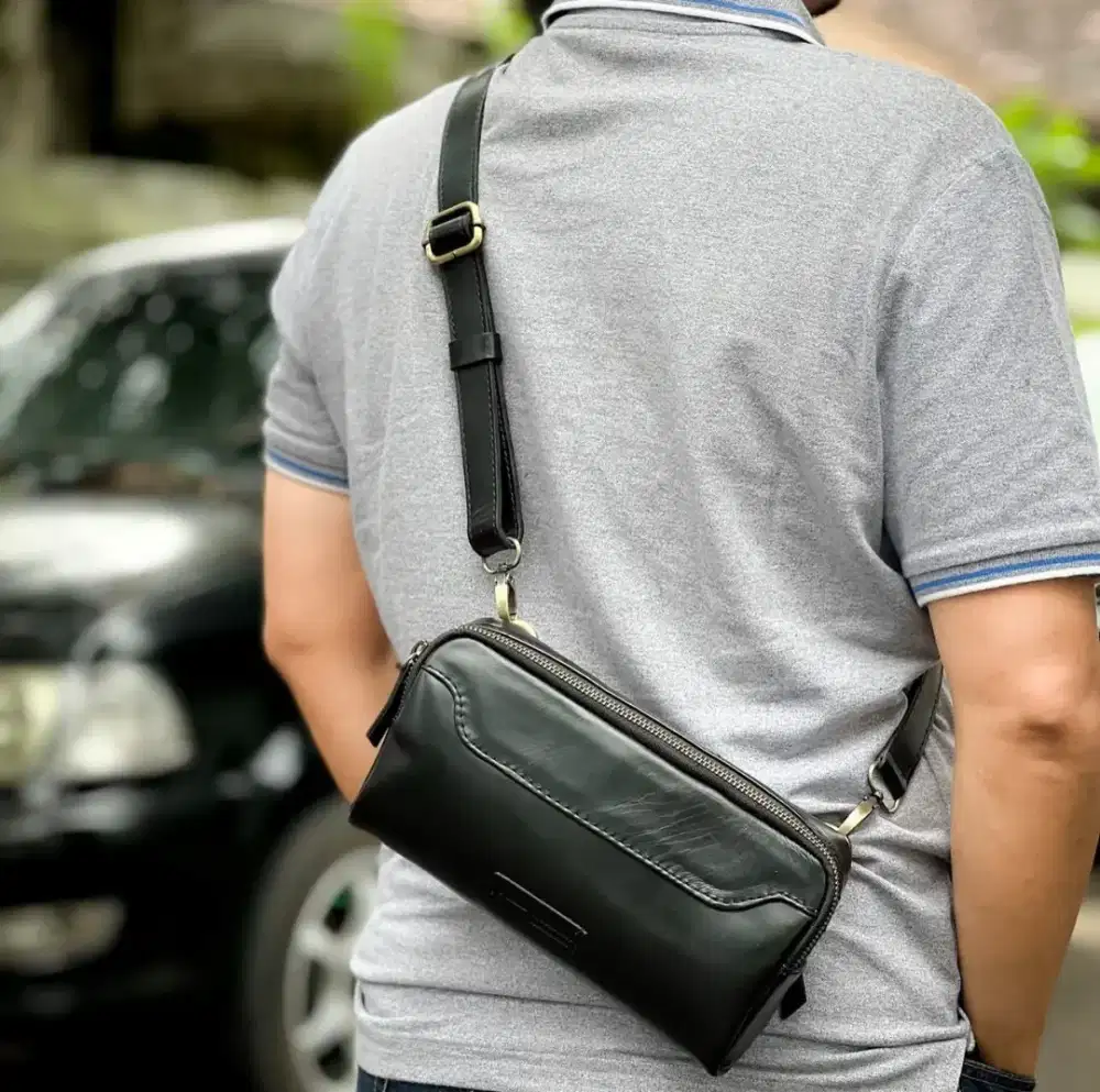 Tas Kulit Selempang Pria Original
