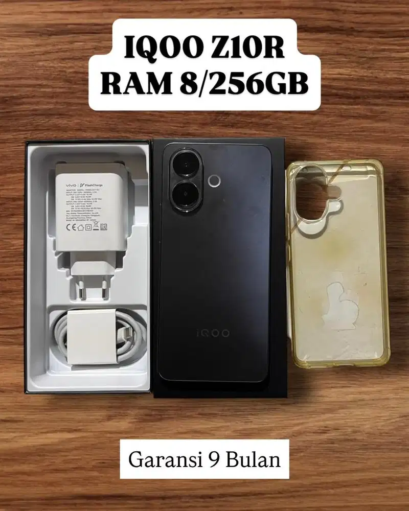 IQOO Z10R RAM 8/256GB Garansi 9 Bulan