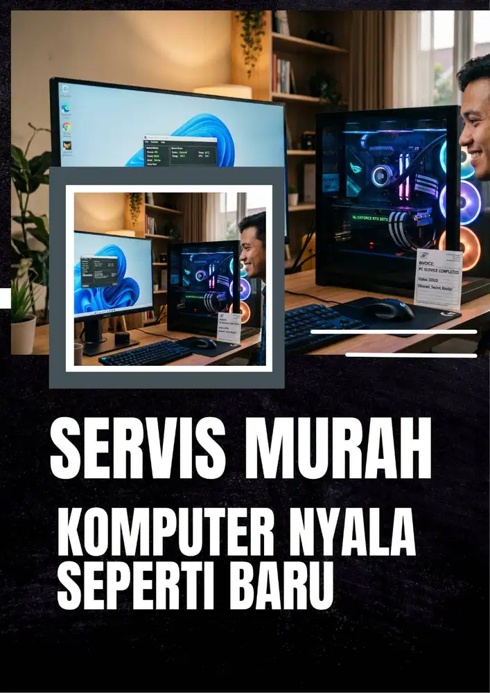 Servis Elektronik— Servis Laptop, Setup Jaringan, Install Windows, DLL