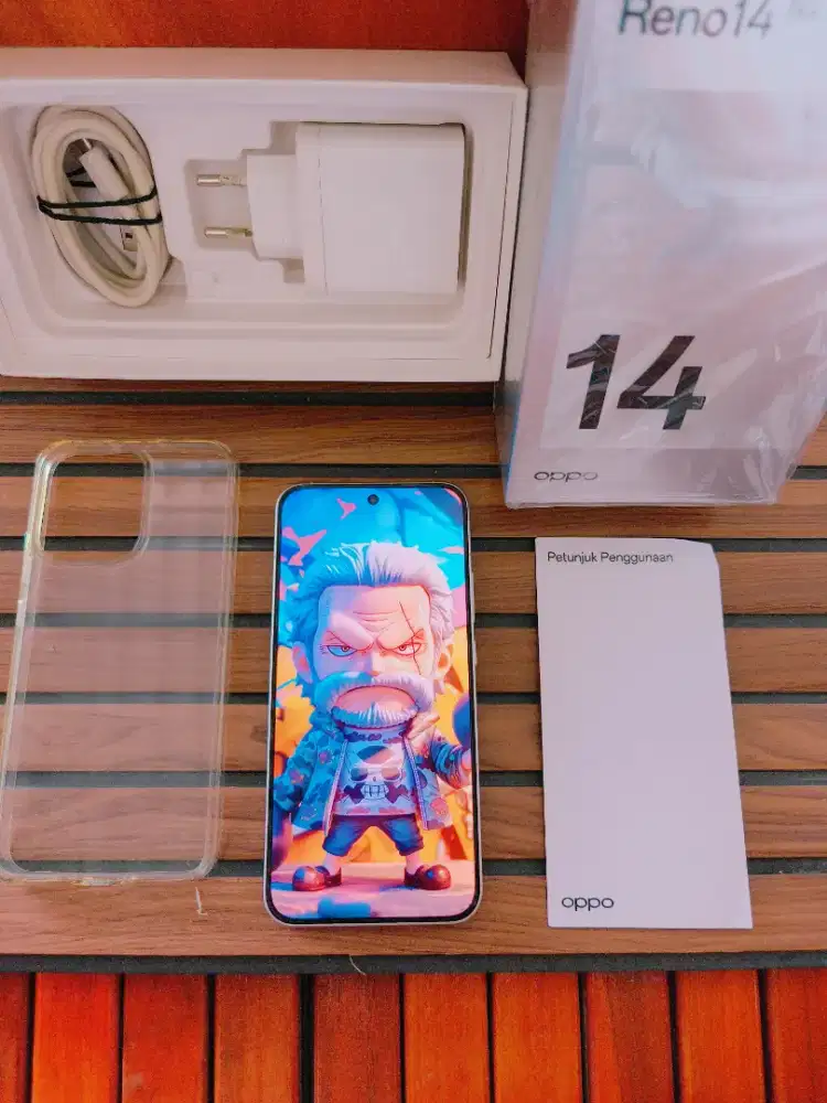 Oppo Reno 14 5G 12/256 White Mulus Fullset Ori Garansi Panjang