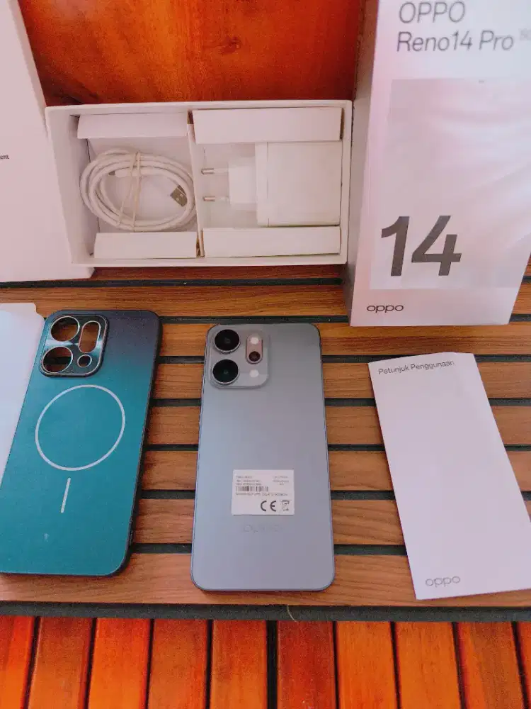 Oppo Reno 14 Pro 5G 12/512 Grey Mulus Fullset Ori Garansi Panjang