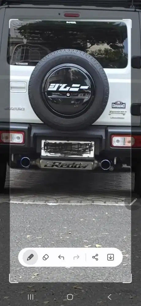 GREDDY JAPAN knalpot twin JIMNY 3pintu