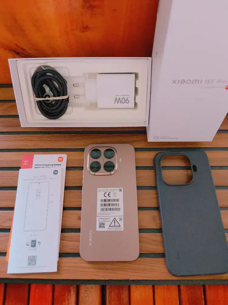 Xiaomi 15T Pro 5G 12/512 Mocha Gold Mulus Fullset Ori Garansi Panjang