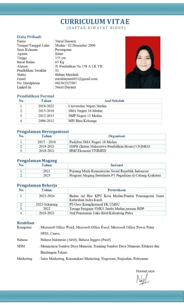 Open To Work Kota Medan dan Sekitarnya