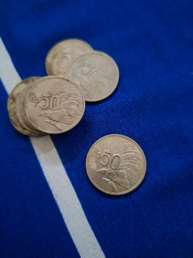 Koin rp. 50 rupiah kuno