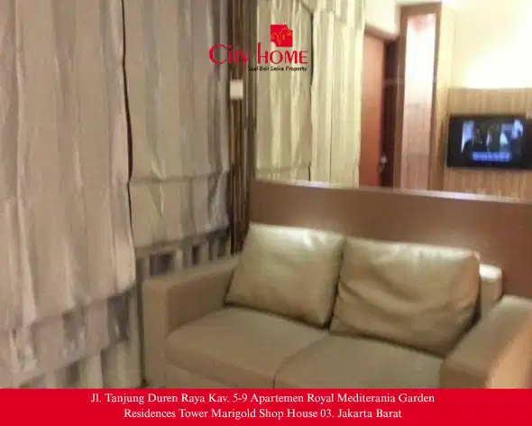 Sewa Apartemen 2 BR Furnished Royal Mediterania Garden Residences