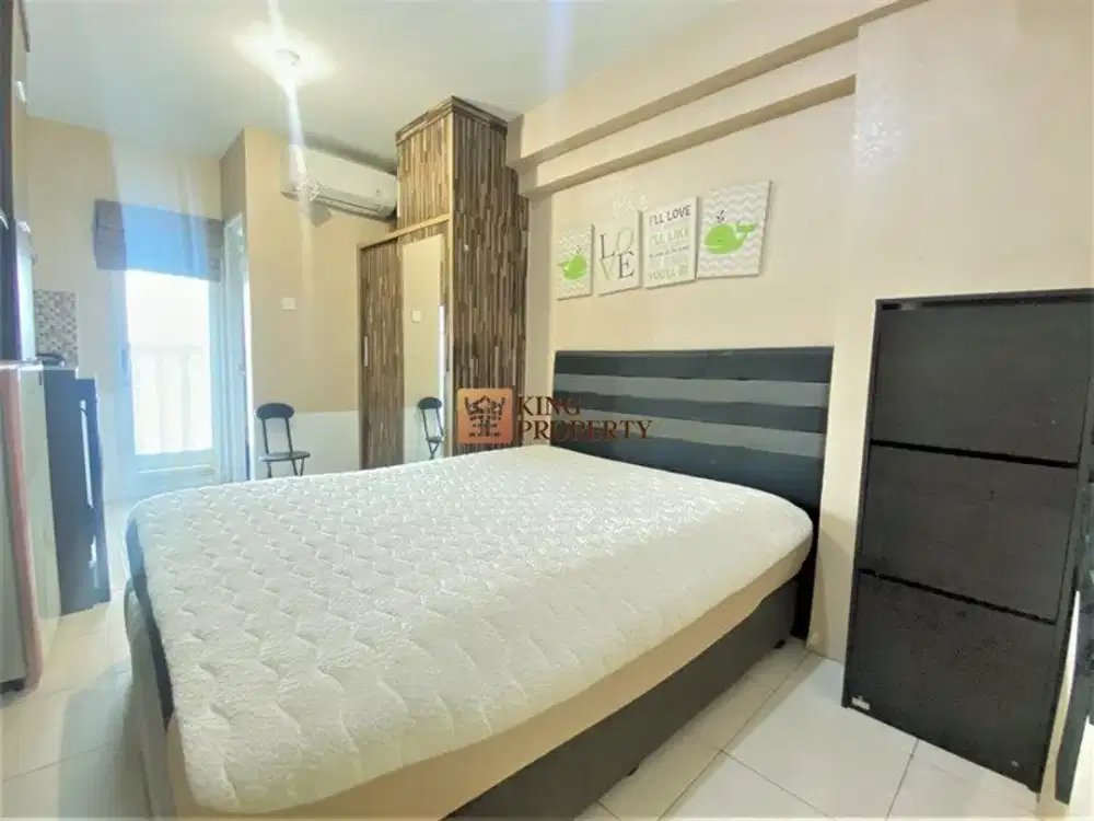 Auto Betah Disewa Apartemen Green Bay Pluit Greenbay Studio Minimalis Furnished View Kolam – Tinggal Bawa Koper