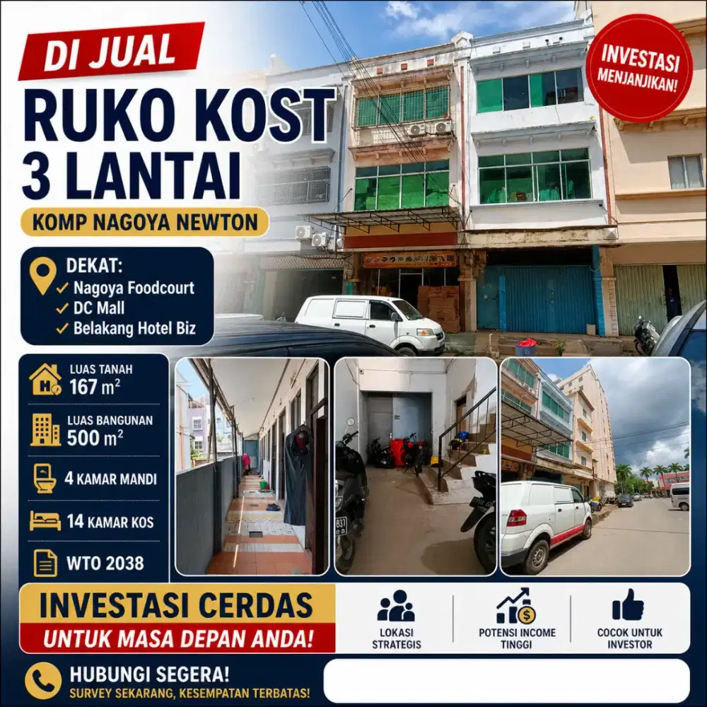 Ruko nagoya newton batam