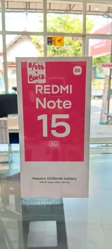 Xiaomi redmi NOTE 15 5G RAM 8GB ROM 256GB