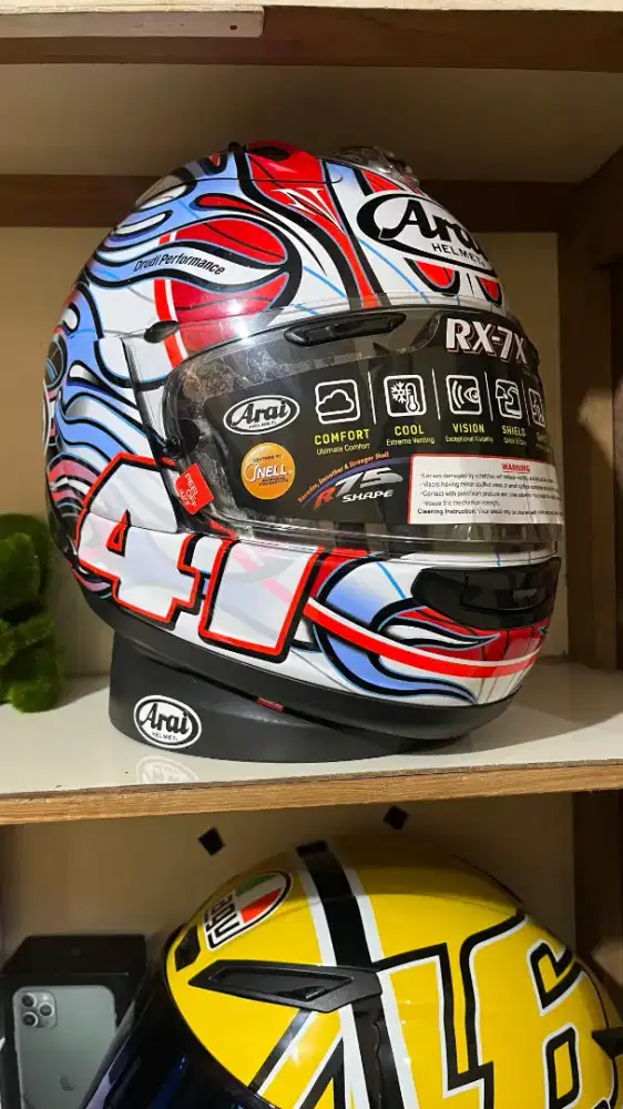 ARAI RX7X HAGA RAINBOW WSBK SNI