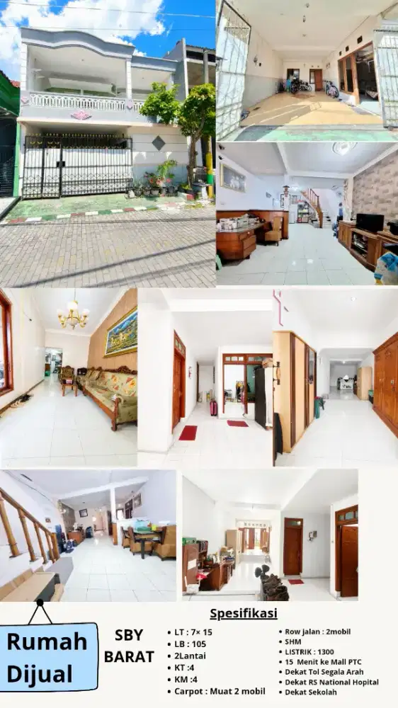 DIJUAL RUMAH 2LANTAI, MURAH!! NEGO!!