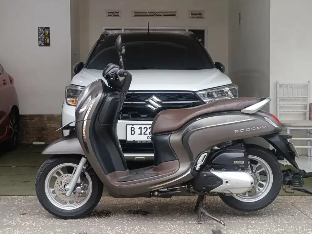 Scoopy prestige tahun 2023 keyless/tt boleh gan cash lebih bagus