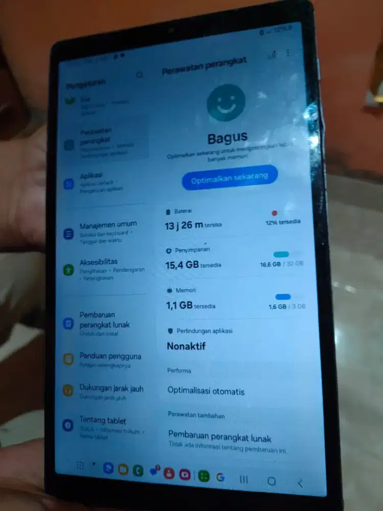 Tabet samsung a7 lite