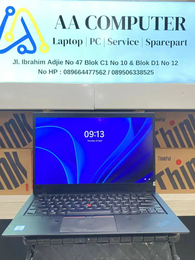 Lenovo ThinkPad X1 Carbon Gen 6 i5 Gen 8 RAM 8GB SSD 256GB Touchscreen