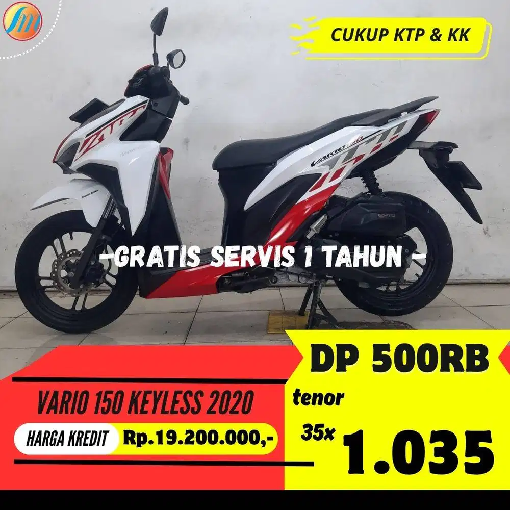 HONDA VARIO 150 KEYLESS 2020 KREDIT DP 500RIBU ANGSURAN SANGAT RINGAN