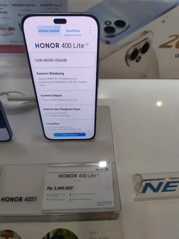 Promo cashback Honor 400 Lite16/256GB