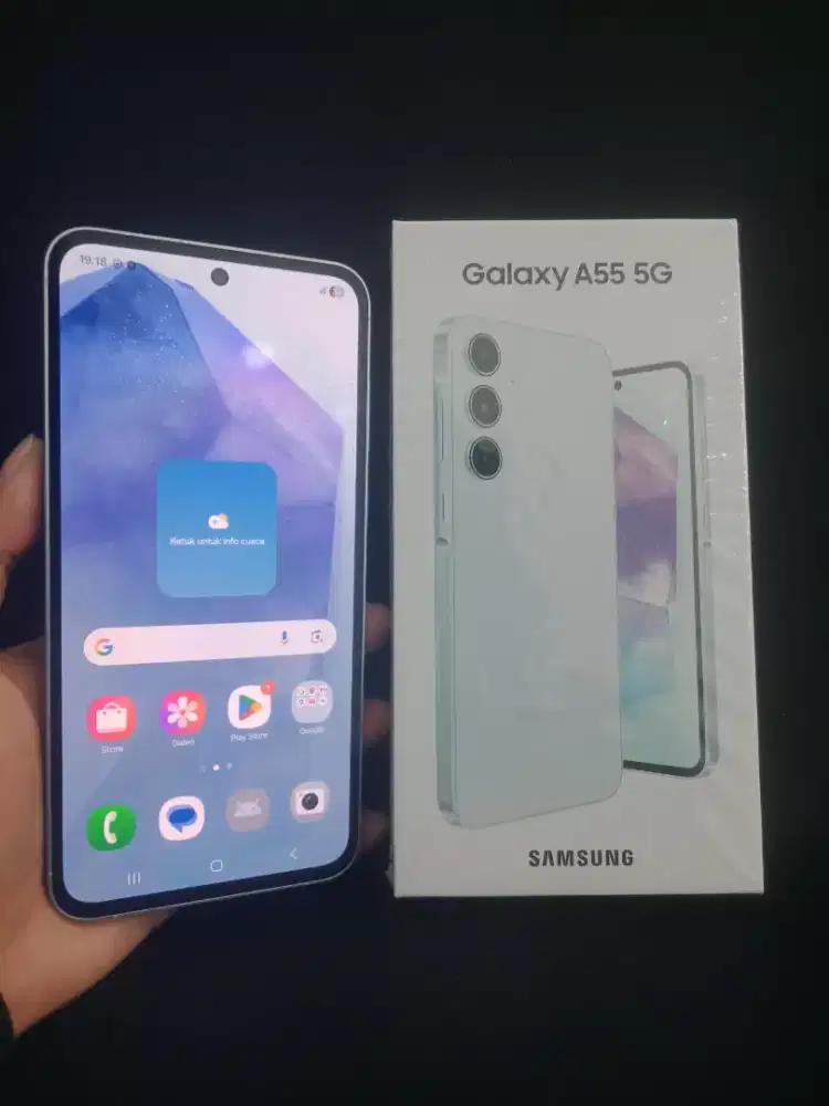 Samsung A55 5G iceblue