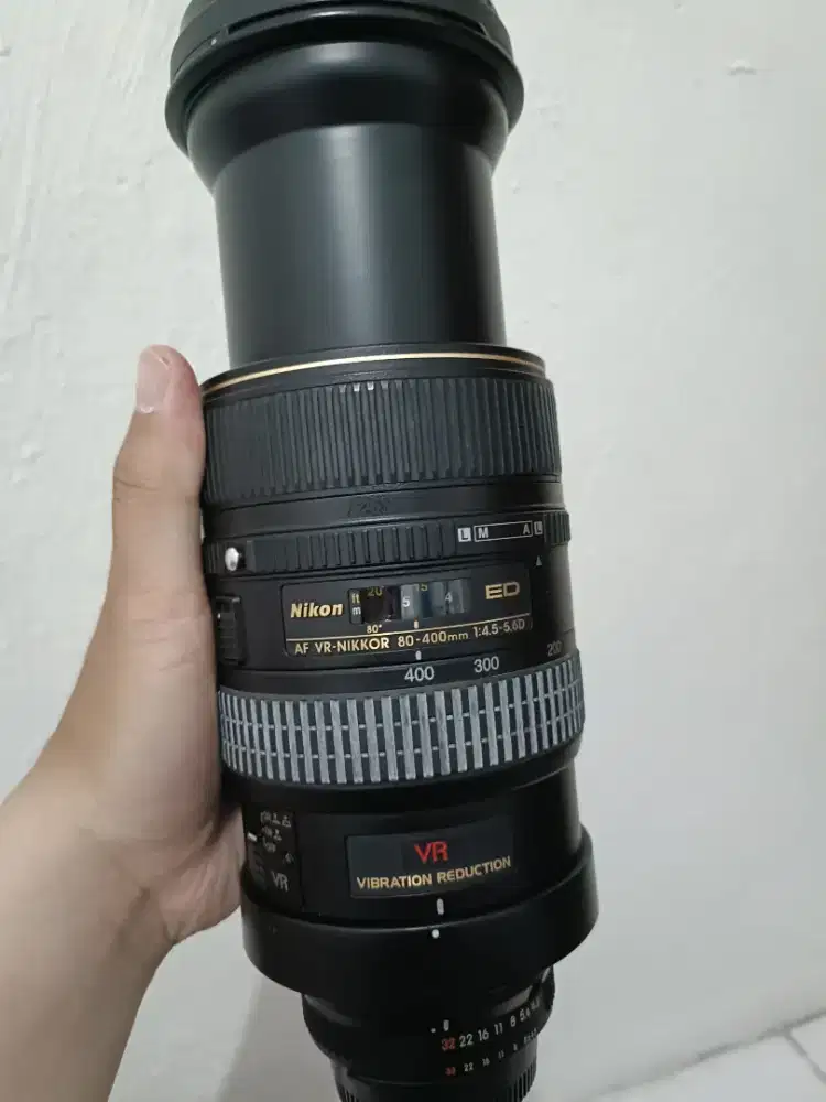NIKON AF 80-400MM VR LIKENEW