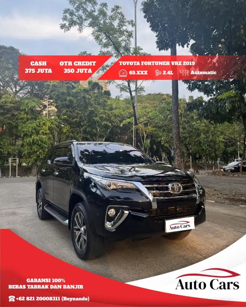 [65rb KM] Fortuner 2.4 VRZ 2020