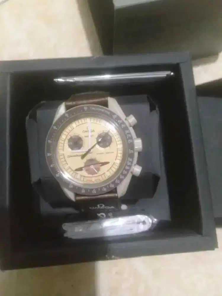 Omega Swatch to Saturn lengkap ori