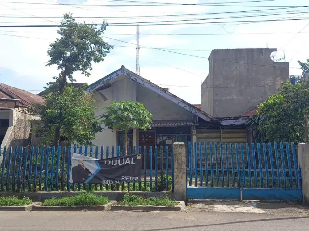 rumah lama hitung tanah di komplek Muara Moh Toha