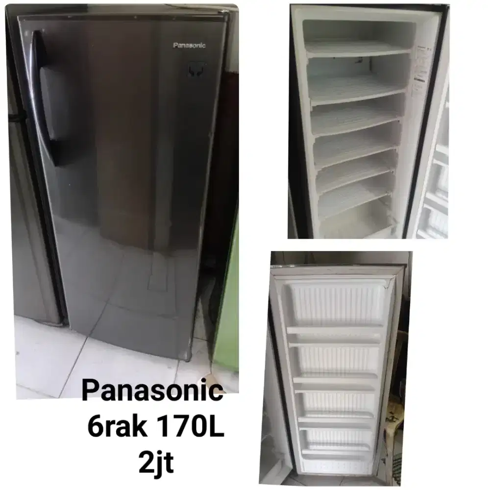 Freezer 6rak bekas bergaransi