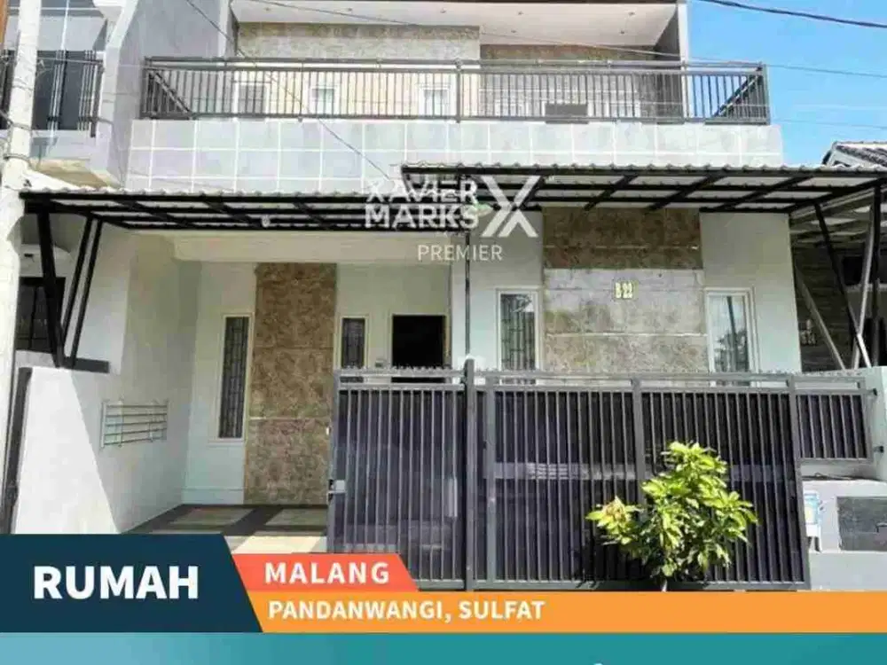 Dijual Rumah Baru Minimalis Modern Semi Furnish + Swimming Pool di Pandanwangi, Sulfat Malang