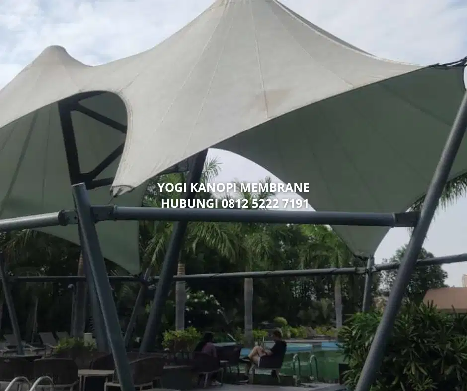 Lihat Hasil Kanopi Membrane Ini Bikin Rumah Lebih Mewah