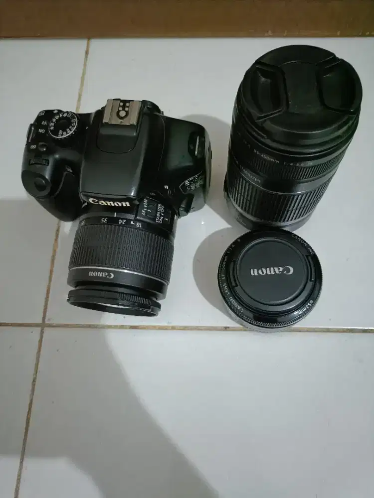 CANON 550D KIT 18-55MM TELE 55-250MM IS