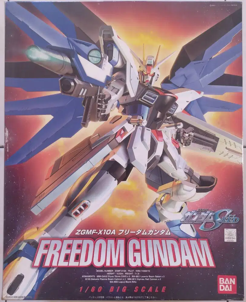 Bandai NG 1/60 Freedom Gundam