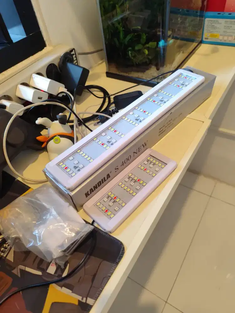 Lampu aquarium kandila S200 & S400 WRGB spt baru