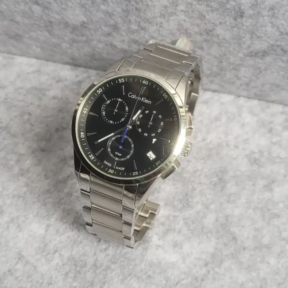CK ORI - Jam Tangan Calvin Klein Original Second Mulus Fullset
