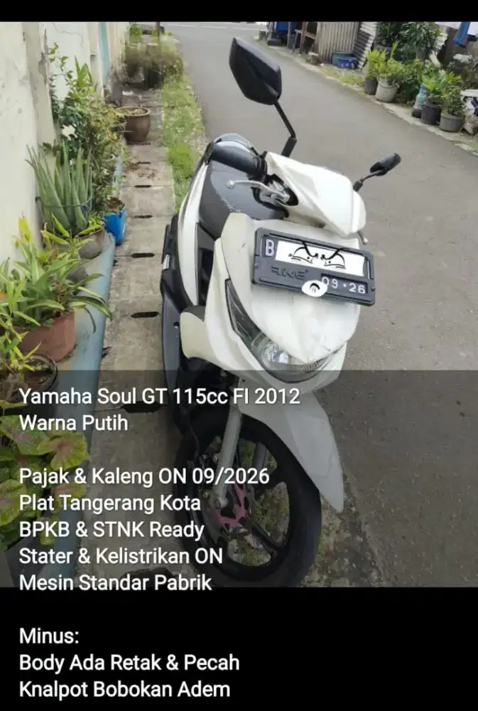 Yamaha Soul GT 115cc FI 2012, Putih