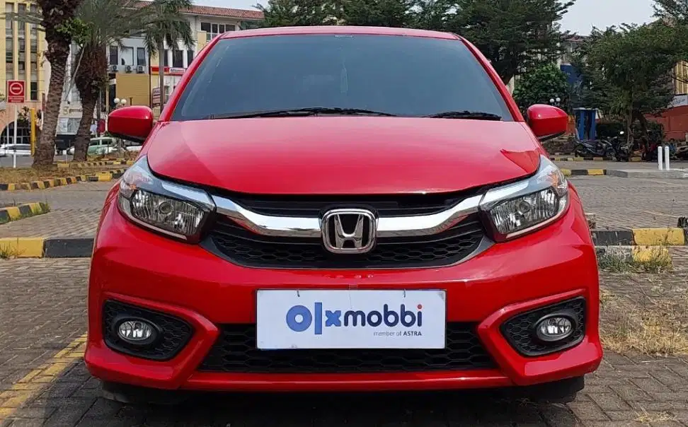 TDP 7,JT, Honda Brio Satya 1.2 E Bensin-AT Merah 2019