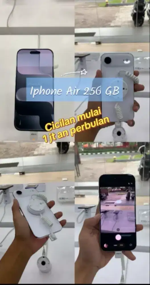 iphone 15-17 ready promo cicilan tanpa dp bisa free, 2x angsuran