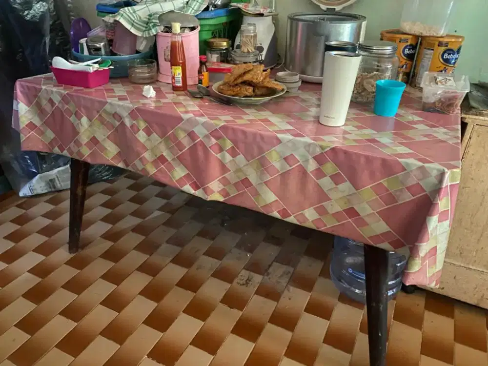 DIJUAL CEPAT MURAH MEJA MAKAN KAYU