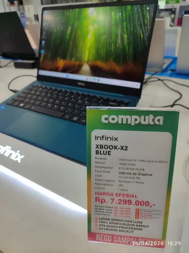 Infinix XBook kredit promo Free DP bunga ringan