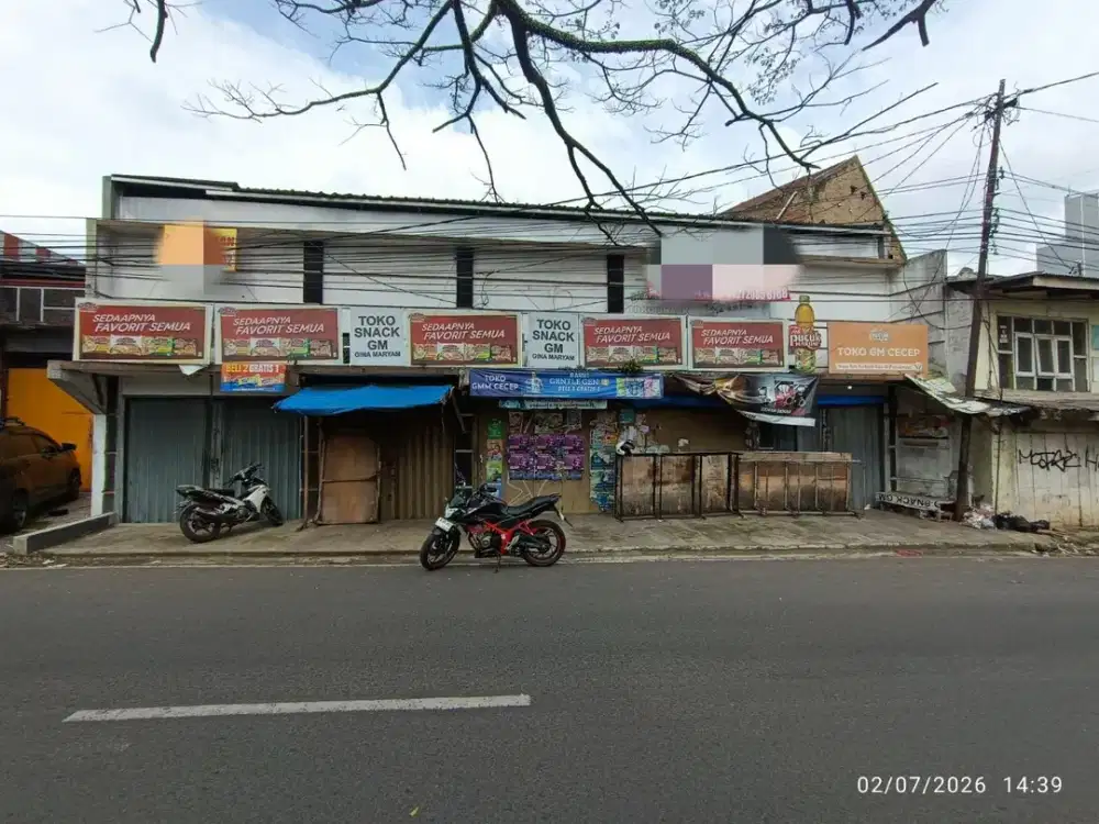 rumah hitung tanah di mainroad sudirman strategis posisinya cocok untuk ruang usaha