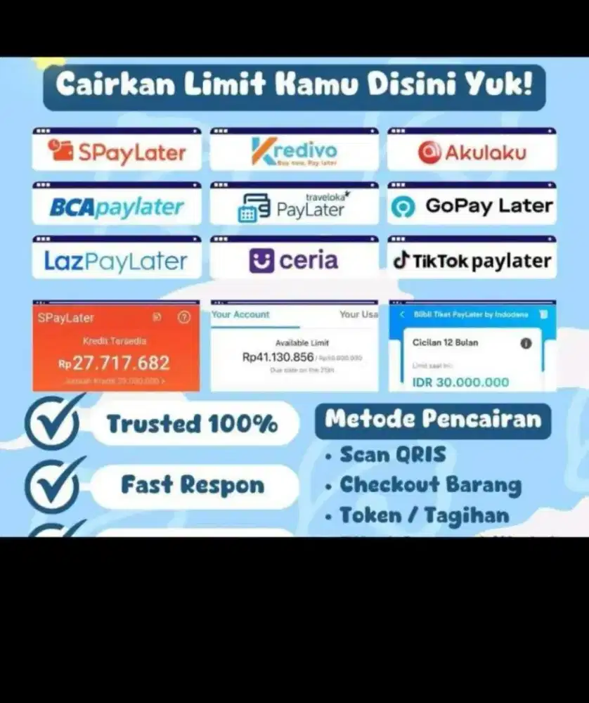 Jasa pencairan paylater