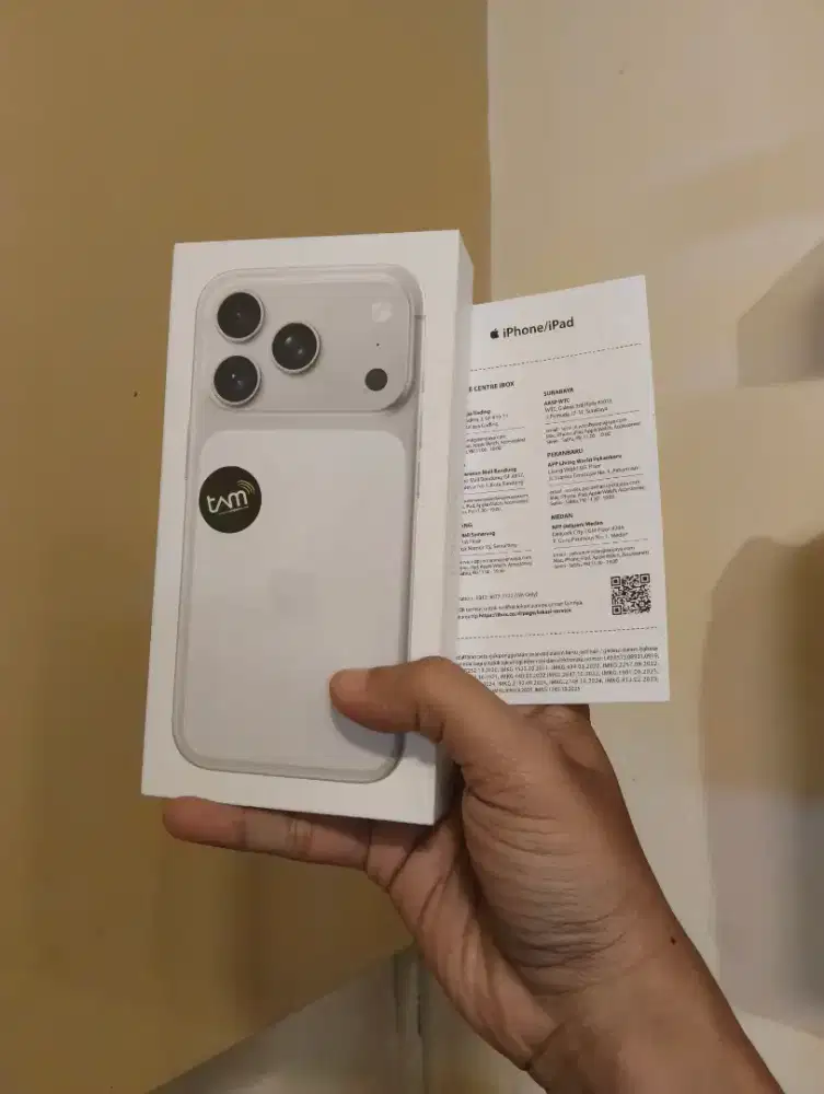 Jual Iphone 17 Pro 256Gb New Resmi Ibox Warna Silver