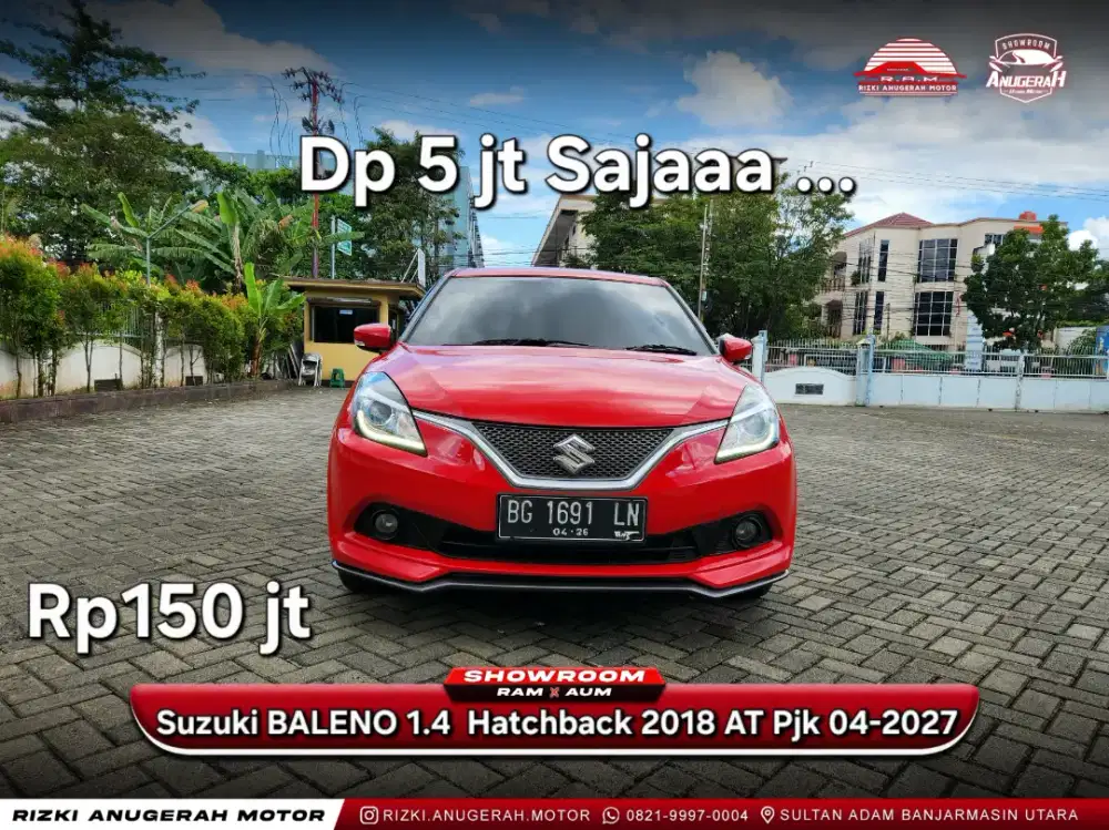 Dp ringan Suzuki Baleno 1.4 Hatchback 2018 Automatic AT