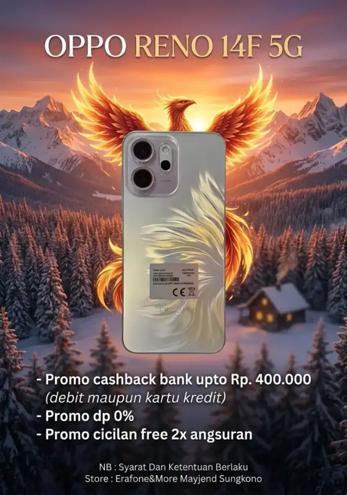 Oppo Reno 14F 5g cashback